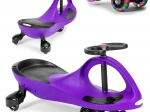 Wiggle car atstumiama mašinėlė su LED ratais, violetinė, ECOTOYS