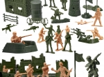 Set of Plastic Soldiers and Military Base 114 pcs