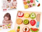 Classic World Wooden Fruit Cutting Montessori Set