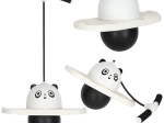Vaikiškas pogo šokliukas panda pusiausvyrai lavinti, juodai baltas