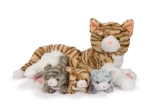Plush Kitten Set with Cozy Noxxiez Mom