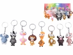 Animal Keychain with Big Eyes
