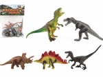 Set of 5 Plastic Dinosaurs, 15–18 cm