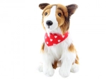 Plush Toy Long-Haired Collie with Scarf