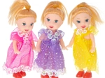 3 mažų lėlyčių rinkinys nameliui, 10 cm