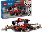 LEGO City 60443 F1 boksų stotelė ir „Ferrari“ komandos automobilis