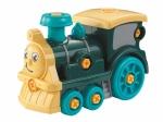 Screw-together train engine with electric screwdriver 28.5 cm