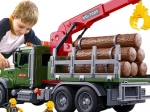 Truck with Crane for Transporting Wood with Light and Sound Effects