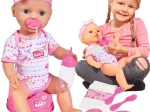 Simba New Born Baby funkcinė lėlė 43 cm su naktipuodžiu ir priedais
