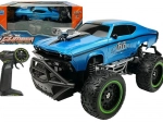 RC off-road car with high wheels 1:24
