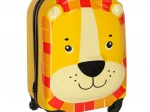Children's rolling travel suitcase - lion