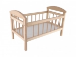 Large Wooden Doll Cot