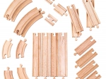 Wooden Railway Set 24 Pieces Bigjigs Rail