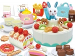 Woopie patisserie – birthday cake to slice and tea set, 85 pieces