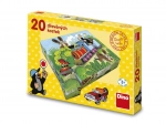 Wooden picture blocks Little Mole and transport 20 pcs