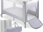 Luno travel cot grey
