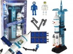 Space Mission Toy Rocket Astronauts Launch Device 15 pieces