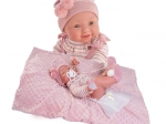Realistic baby doll MIA with blinking and peeing 42 cm