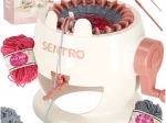 Circular Knitting Machine with 22 Needles and Yarn Set