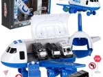 Interactive police transport aircraft with cars, lights and sounds
