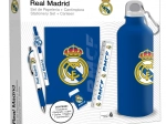 Dovanų rinkinys REAL MADRID – gertuvė 650 ml, užrašų knygelė ir rašiklis