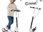 Trike Fix vaikiškas sulankstomas paspirtukas su LED ratukais, juodas