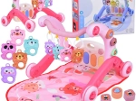 Educational play mat 3-in-1 with walker, piano and hanging toys