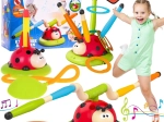 Woopie interaktyvus žaidimas 3 viename vaikams – šokinėjimo lazda, raketų paleidiklis ir žiedų mėtymas Biedronka