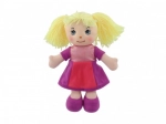 Culinka rag doll with blonde pigtails 32 cm