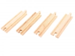 Medium Wooden Straight Tracks Bigjigs Rail 16 cm