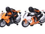 Racing motorcycle with rider 28 cm with light and sound