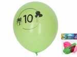 Inflatable balloons 30 cm with number 10 – set of 5 pcs