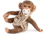 Realistiškas beždžionės jauniklis su pilnai viniliniu kūnu 32 cm