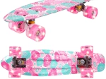 Pennyboard su LED ratukais Flowers
