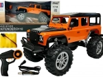 RC automobilis LAND ROVER Defender 1:14 – oranžinis visureigis nuotoliniam valdymui 4x4