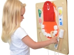 Masterkidz sieninė sensomotorinė higienos lentelė – burnos priežiūra Flex Montessori