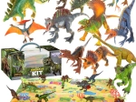 Didelis dinozaurų XXL rinkinys su žaidimų kilimėliu Priešistorinis pasaulis WOOPIE