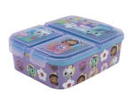 Lunch Box Purple Gabby's Dollhouse with 3 Compartments