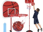 Vaikiškas krepšinio stovas su reguliuojamu aukščiu 109–170 cm ISO TRADE