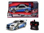 RC automobilis Nissan Skyline GT‑R R34 Greiti ir įsiutę 1:24