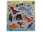 Vandens lipdukai vaikams „Dinozaurai“