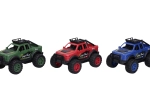 Off-road car with flywheel
