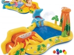Inflatable 5-in-1 kids water play center with pool and slide INTEX