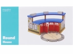 Maxim depot with turntable for four locomotives