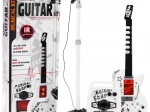 Elektrinė gitara su mikrofonu ir stiprintuvu vaikams 6+ su garsais ir šviesomis