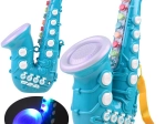 Interactive kids’ saxophone with lights and melodies