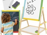 Wooden double-sided rotating magnetic board for children KRUZZEL