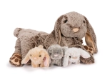 Plush Toy Noxxiez Rabbits with Mom