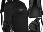 Black backpack 30 l Kruzzel