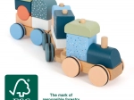 Wooden Stacking Train Arctic small foot